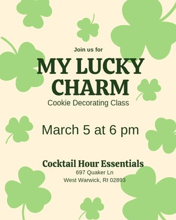 My Lucky Charm Cookie Decorating Class